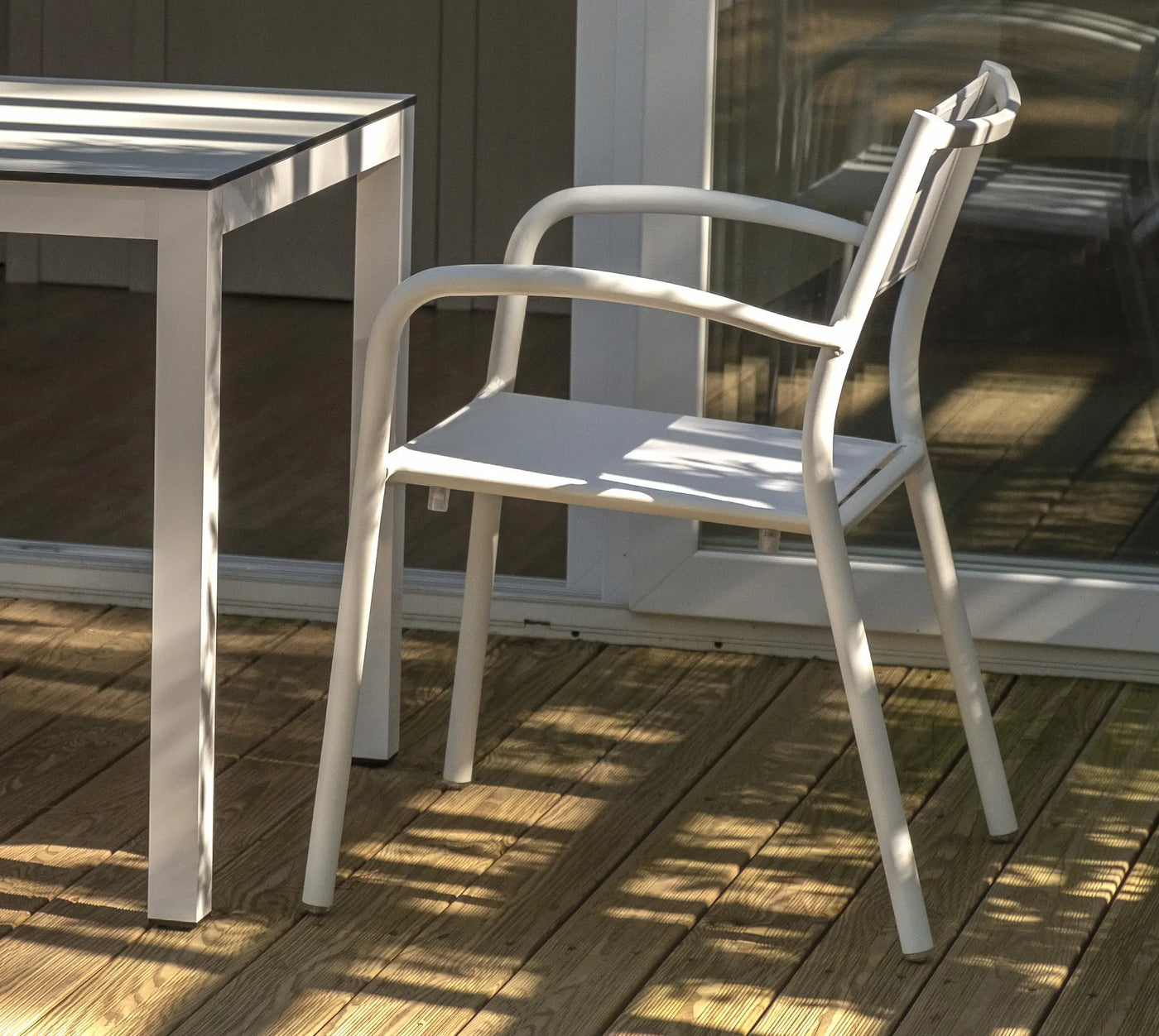 Silla exterior aluminio · tejido Balliu · Mila