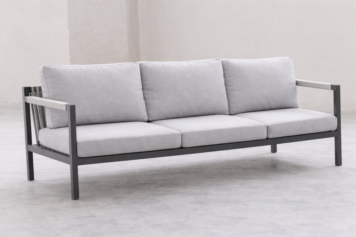 Sofá terraza 3 plazas · estilo sofisticado | 194×75 cm