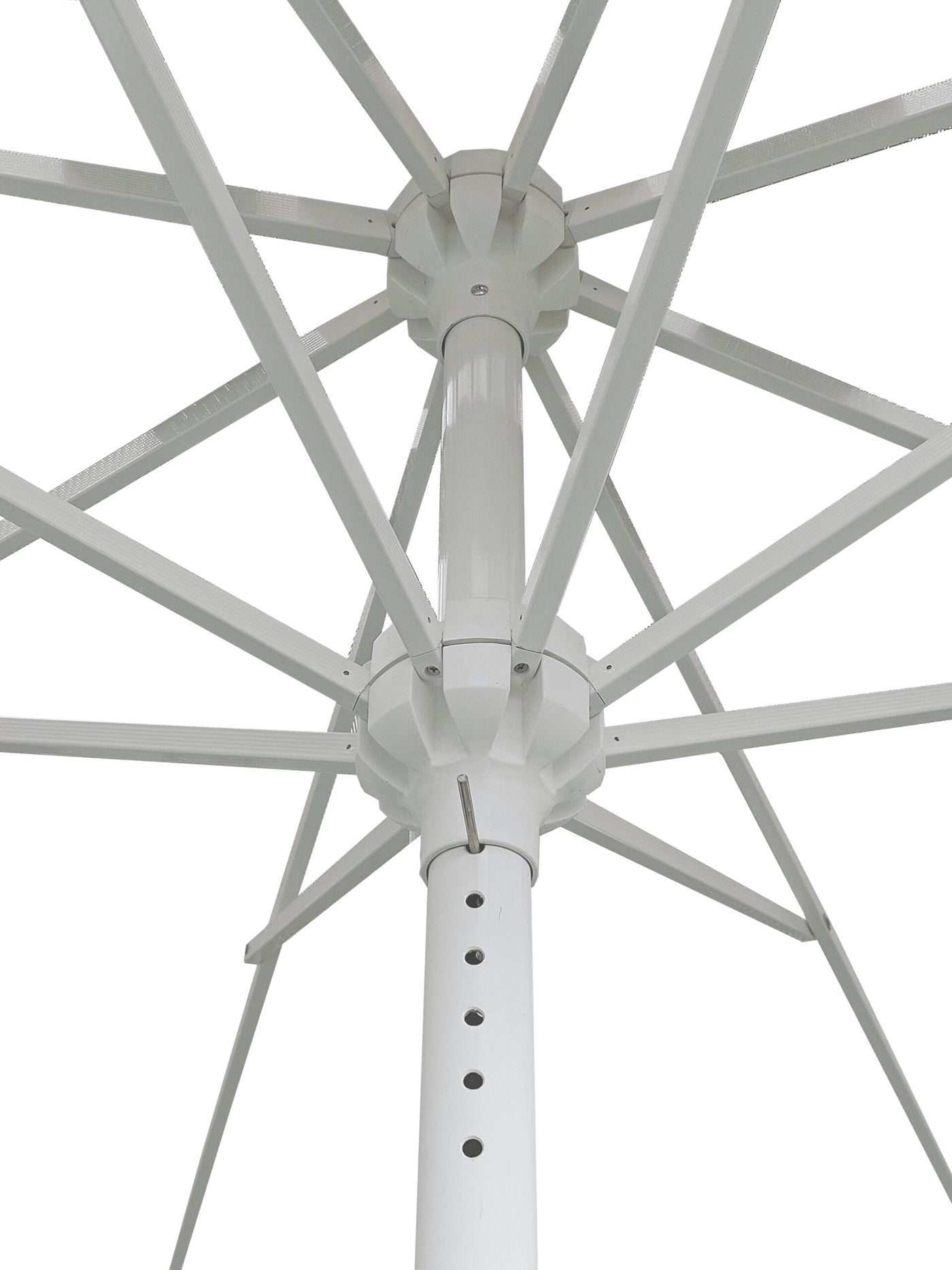 Parasol redondo exterior · aluminio Ø300 cm · Garbí