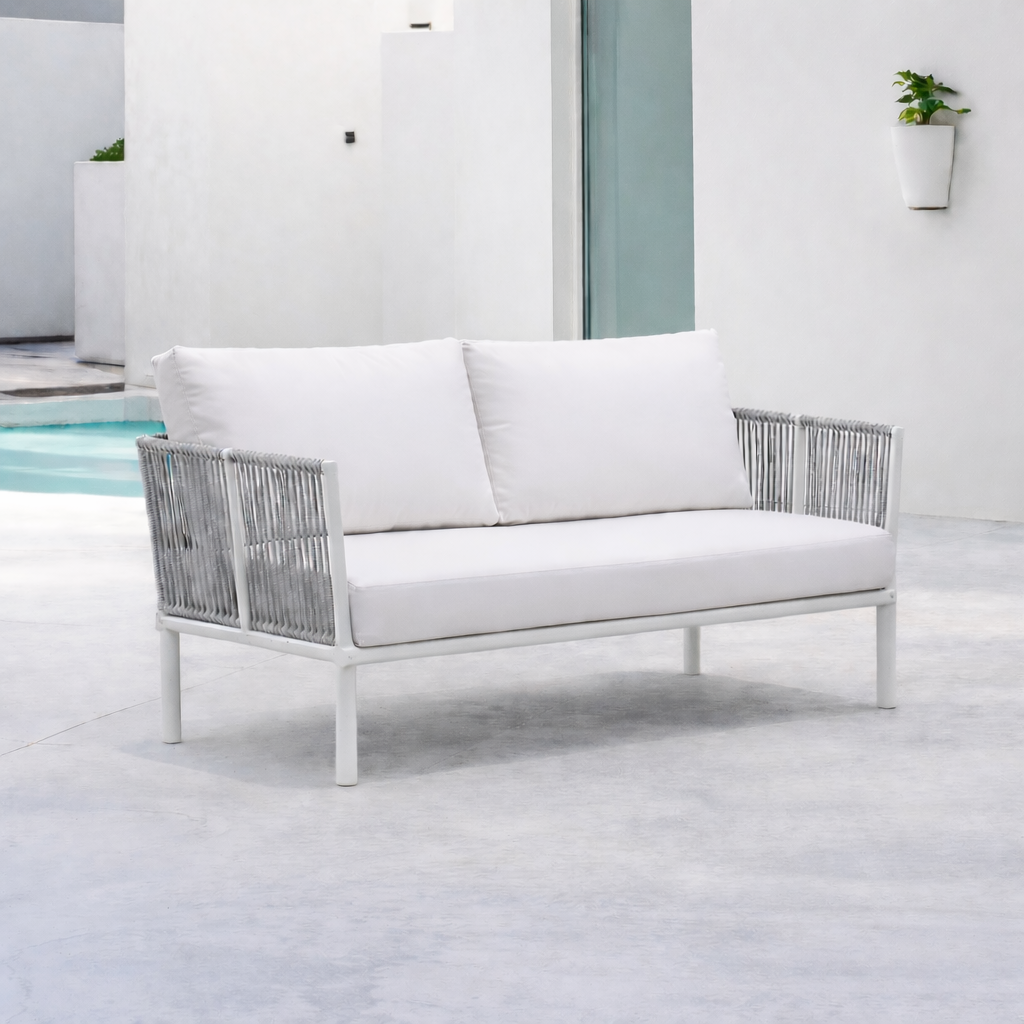 Sofá terraza 2 plazas · estilo contemporáneo | 162×69 cm
