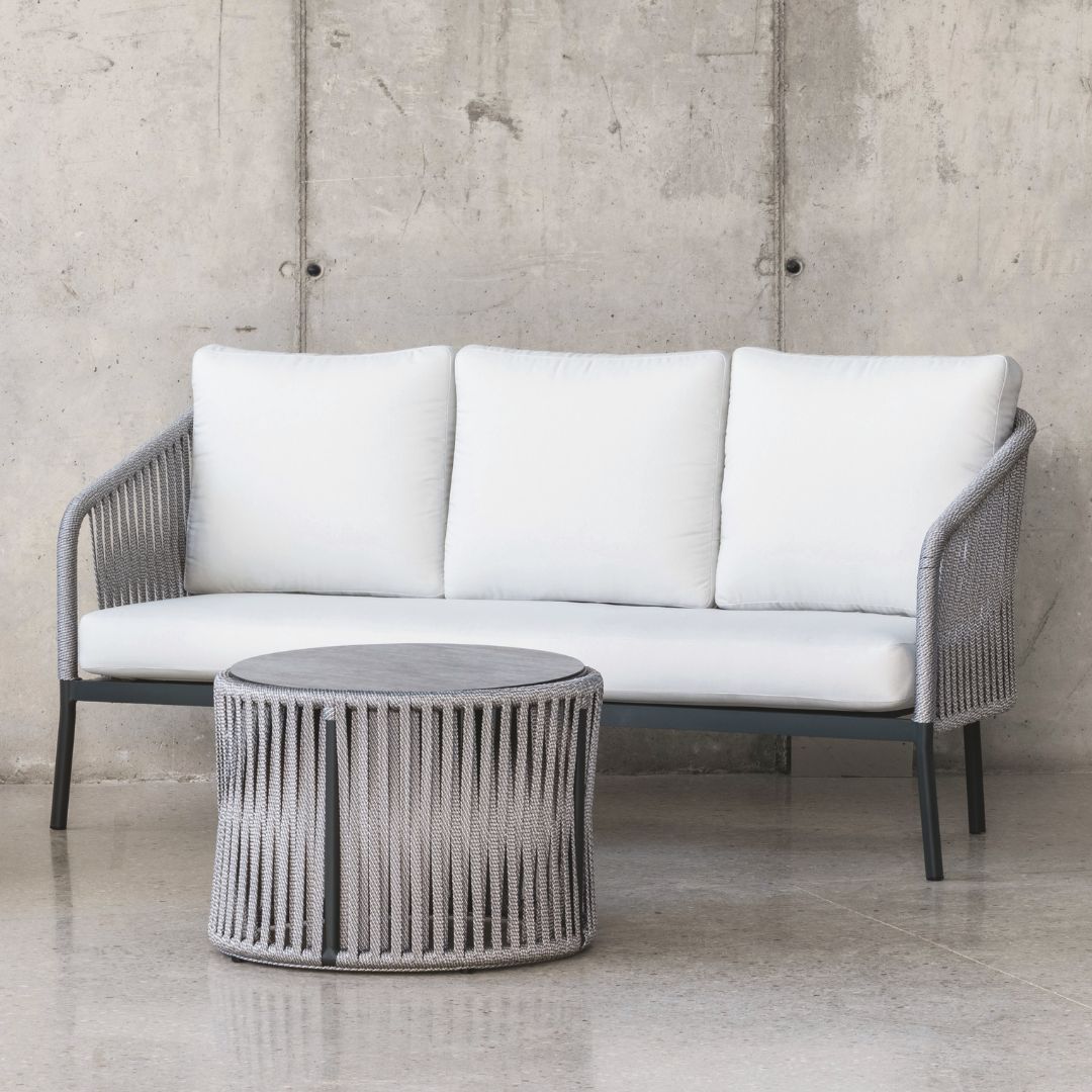 Sofá terraza 3 plazas · estilo contemporáneo | 185×83 cm