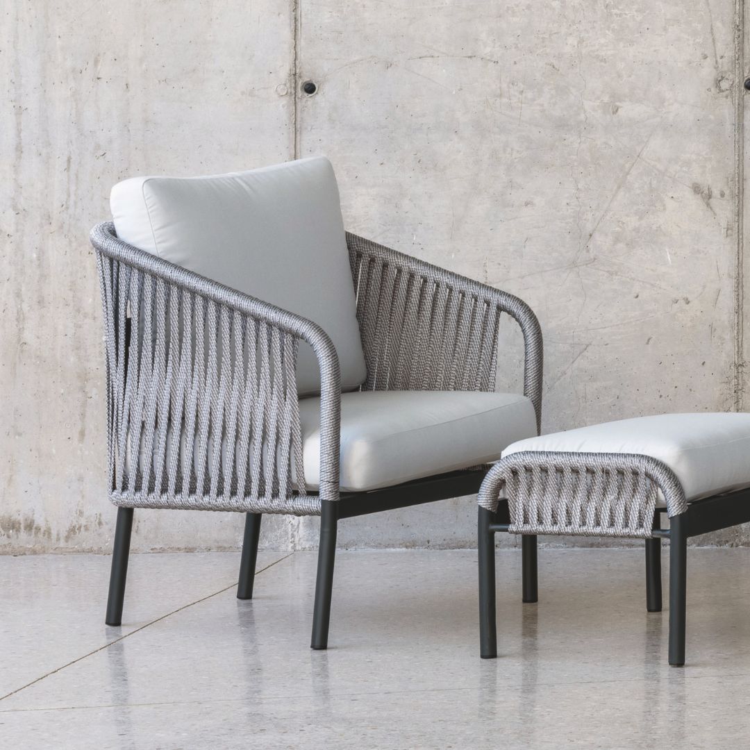 Sillón exterior · estilo versátil | 77×83 cm