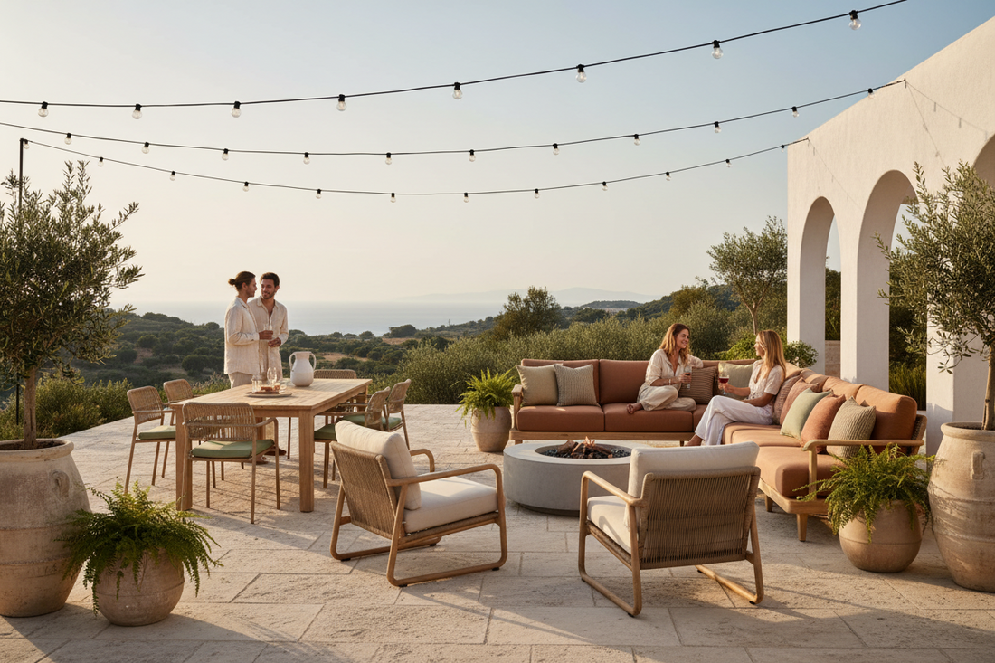 Tendencias en muebles de exterior para 2026: materiales, colores y diseños que marcan el año