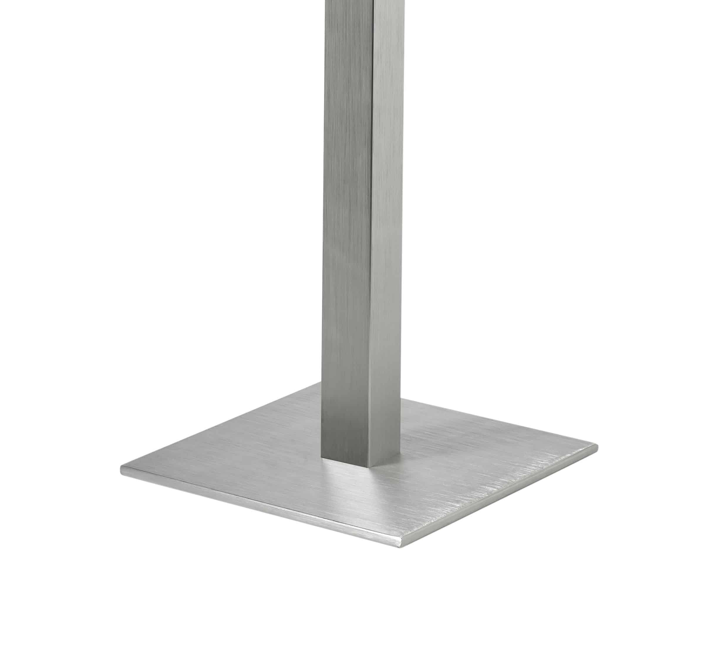 Mesa alta exterior · aluminio HPL 110 cm · vista 5