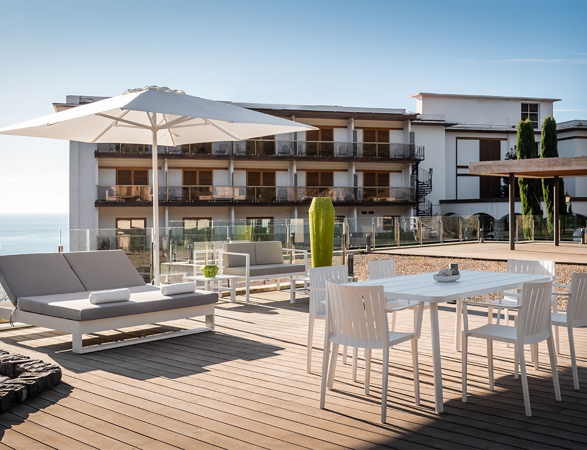 Parasol cuadrado exterior · aluminio 300×300 cm · Brisa · vista 4