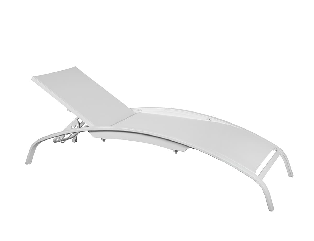 Tumbona exterior aluminio · con ruedas 58 cm · Iris