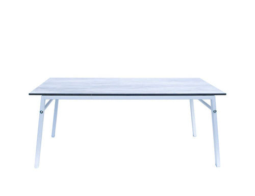 Mesa auxiliar exterior aluminio | 60 cm