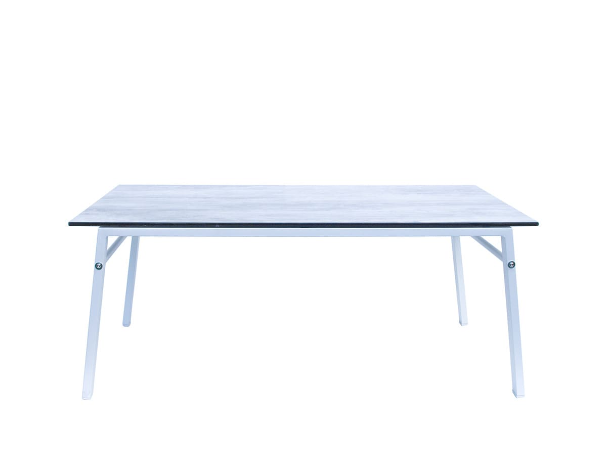 Mesa de centro exterior aluminio | 60 cm