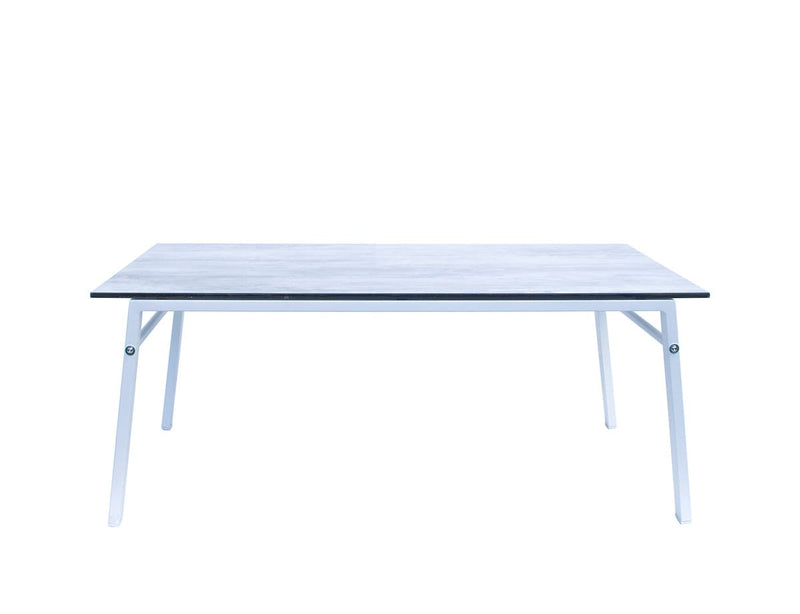 Mesa de centro exterior aluminio | 60 cm