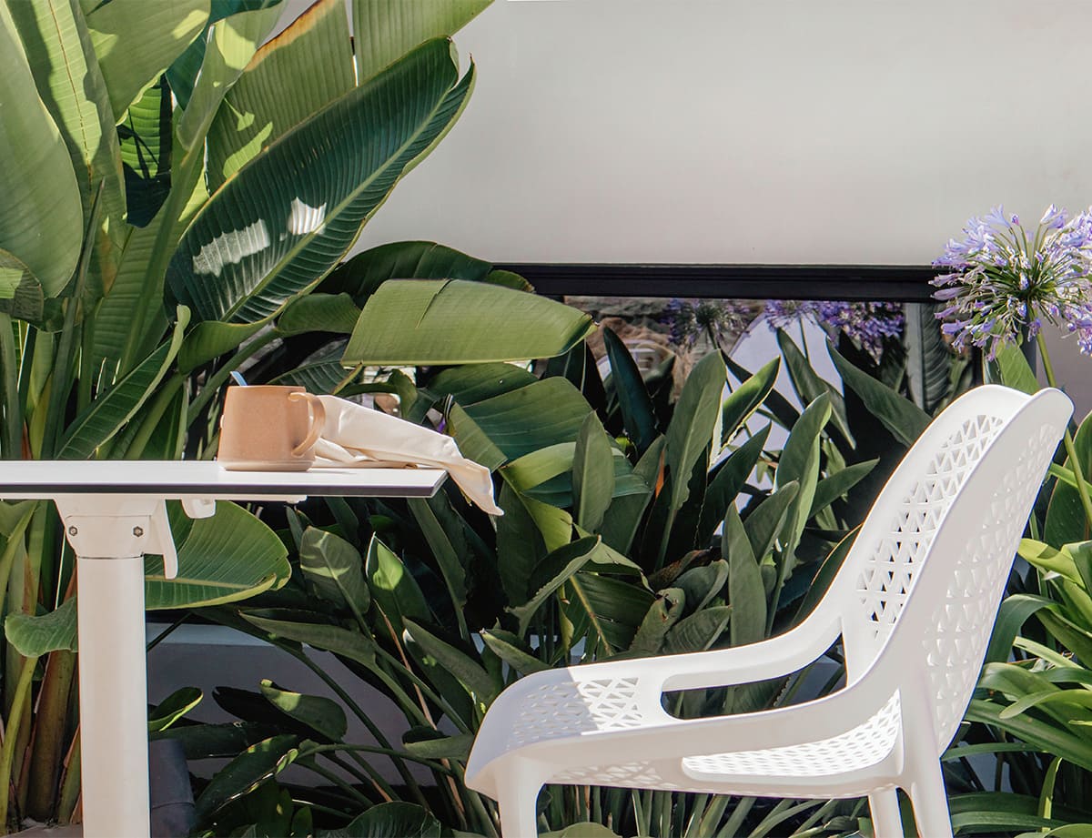 Silla exterior resina · Bruna