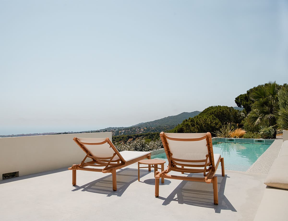 Tumbona exterior resina · Noa