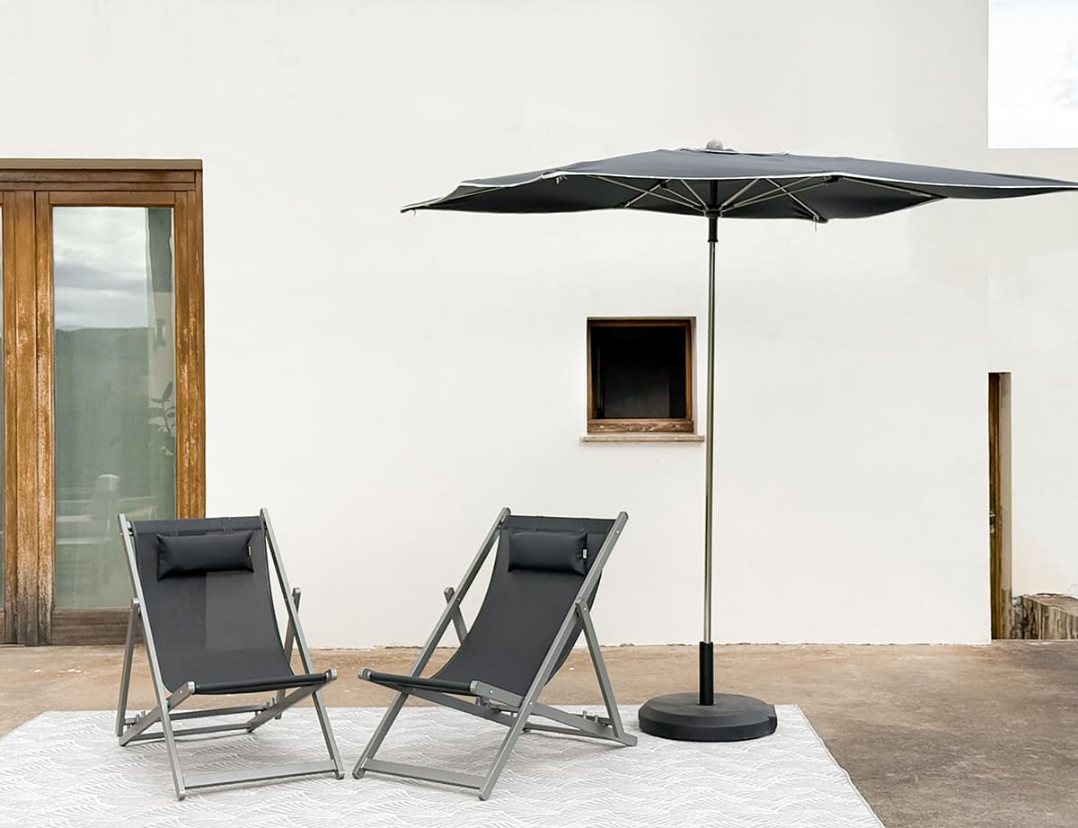Parasol exterior acrílico · Ø200 cm · Pamela acrílico · vista 3