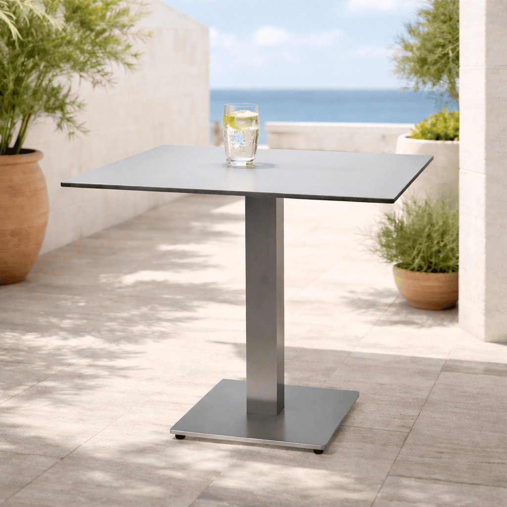 Mesa exterior aluminio · HPL · Capri · vista 4