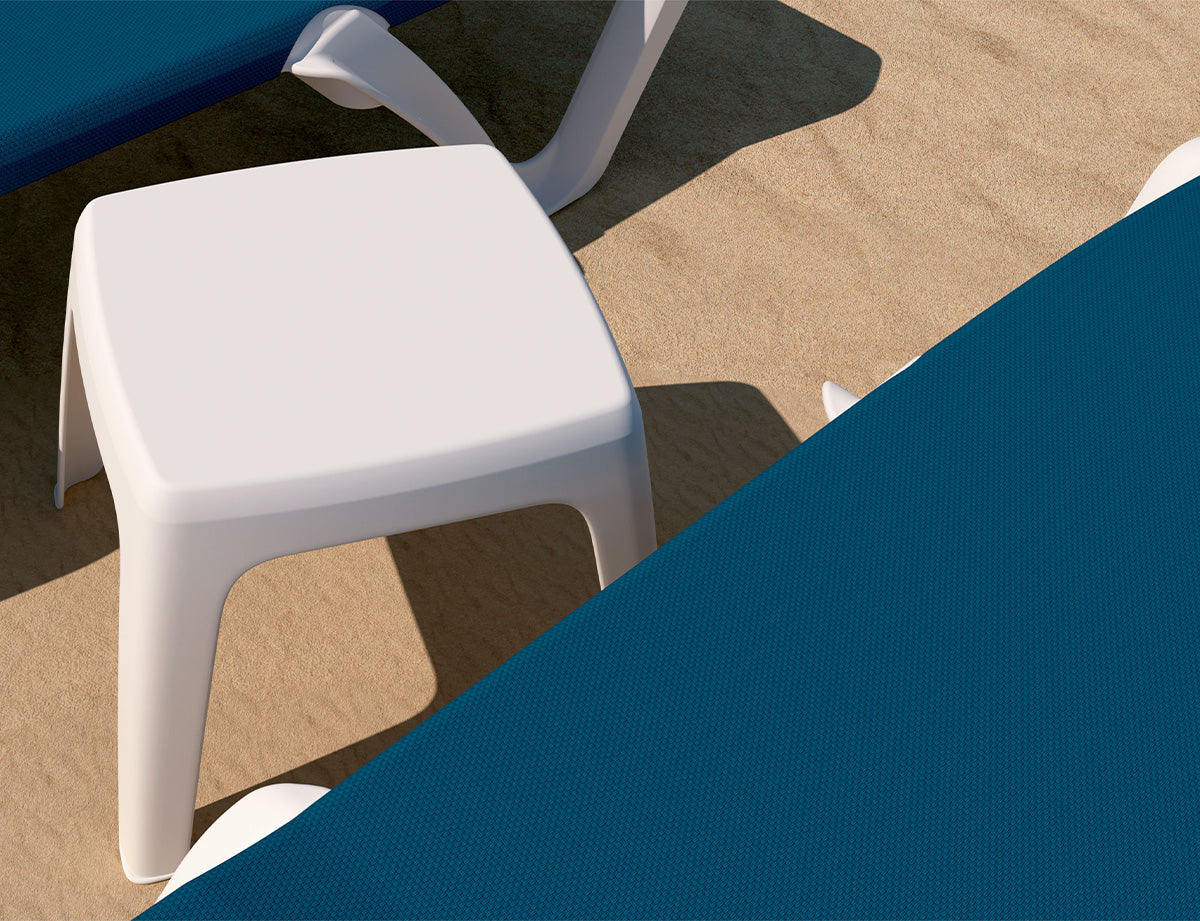 Mesa auxiliar exterior resina · 48×48 cm · Eva Pro Mini · vista 4
