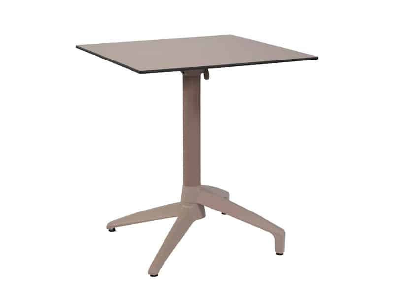 Mesa exterior aluminio | 70×70 cm
