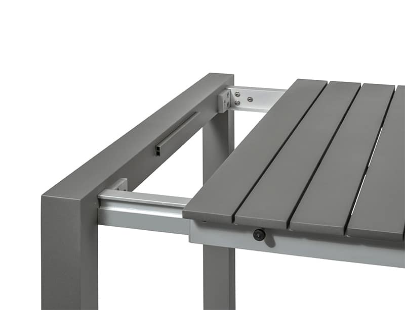 Mesa extensible exterior aluminio · HPL · Atlanta