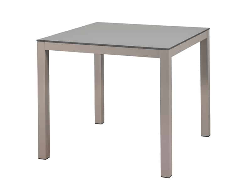 Mesa exterior aluminio · HPL · Brunei