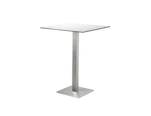 Mesa alta exterior · aluminio HPL 110 cm