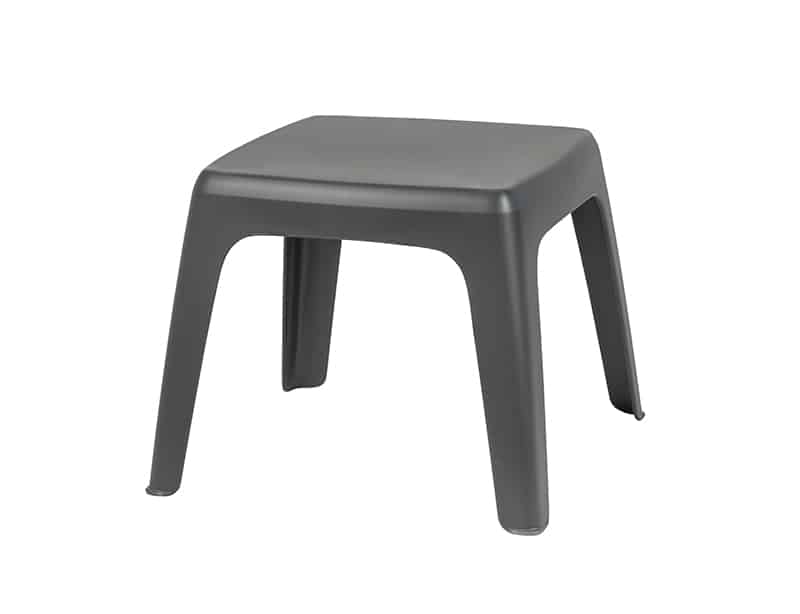 Mesa auxiliar exterior resina · 48×48 cm · Eva Pro Mini