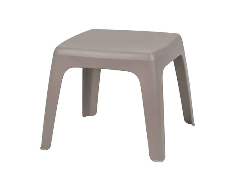 Mesa auxiliar exterior resina · 48×48 cm · Eva Pro Mini