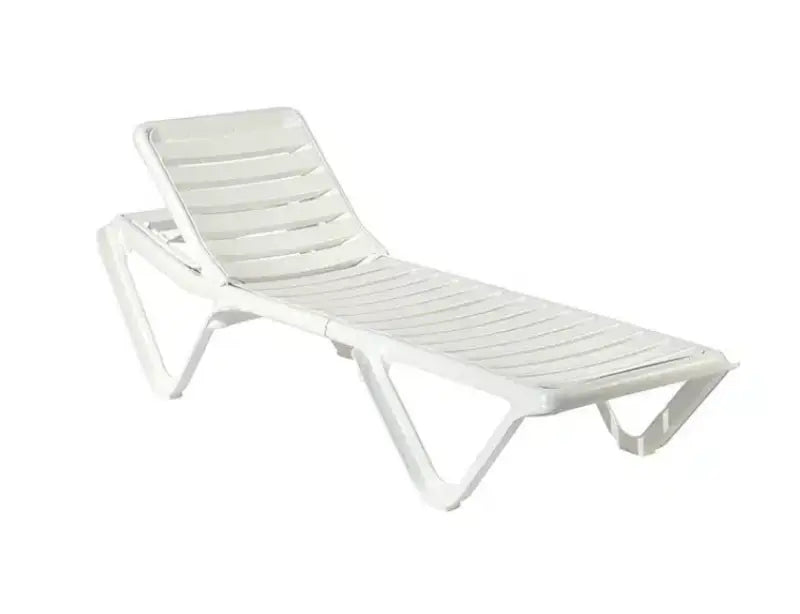 Tumbona exterior resina jardín · 73 cm tablillas · Eva RTG