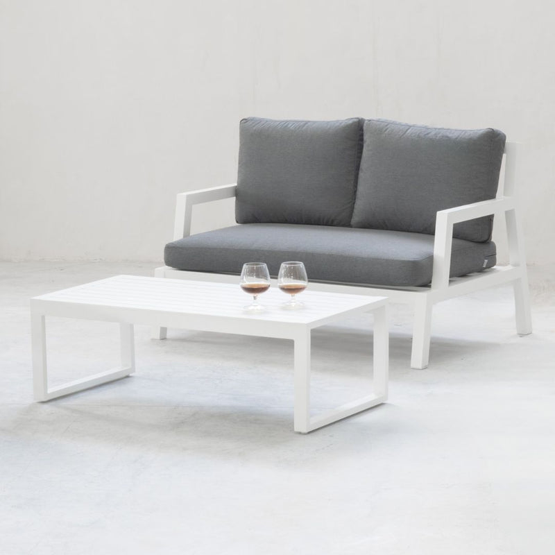 Sofá terraza 2 plazas · estilo contemporáneo | 137×85 cm