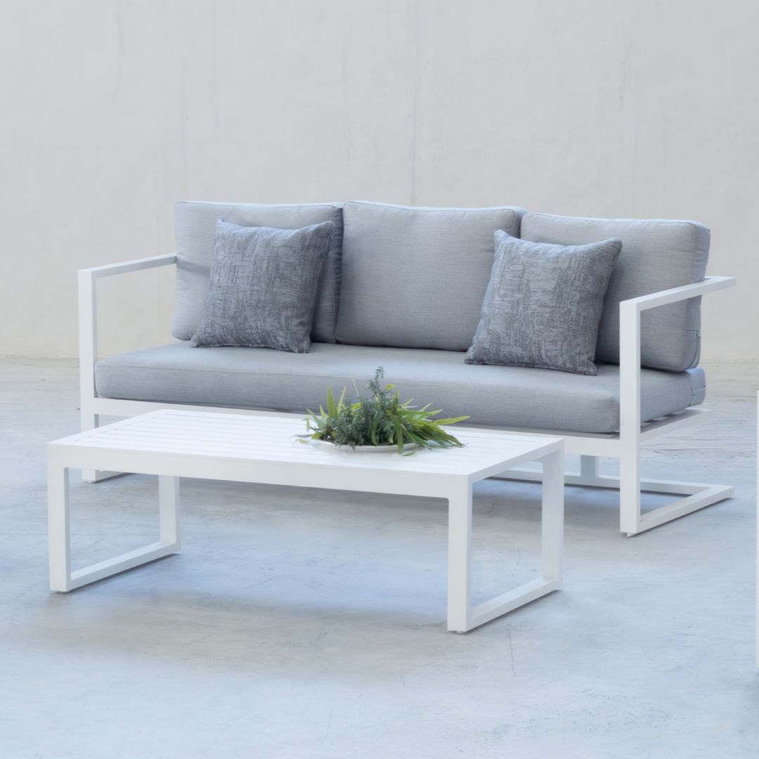 Sofá terraza 3 plazas · estilo moderno | 187×70 cm