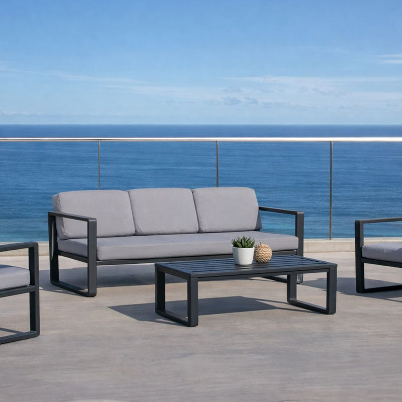 Mesa de centro exterior 120 cm · altura 41 cm