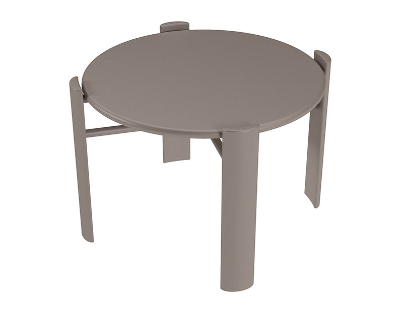 Mesa auxiliar exterior aluminio · Ø42 cm · Noa · vista 4