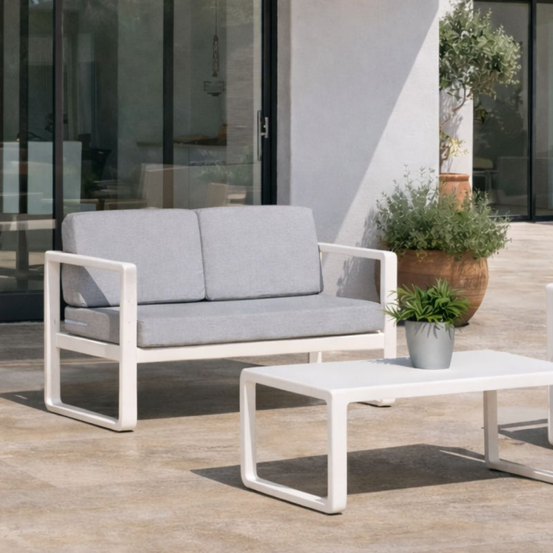 Sofá terraza 2 plazas · estilo contemporáneo | 120×78 cm