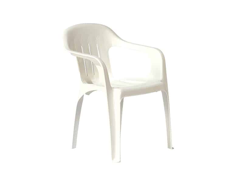 Silla exterior resina apilable · Selva