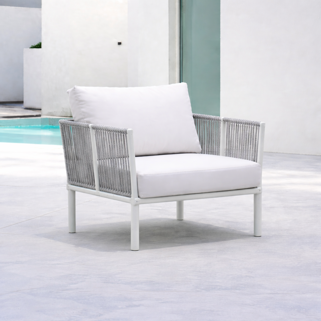 Sillón exterior · estilo estilizado | 70×69 cm