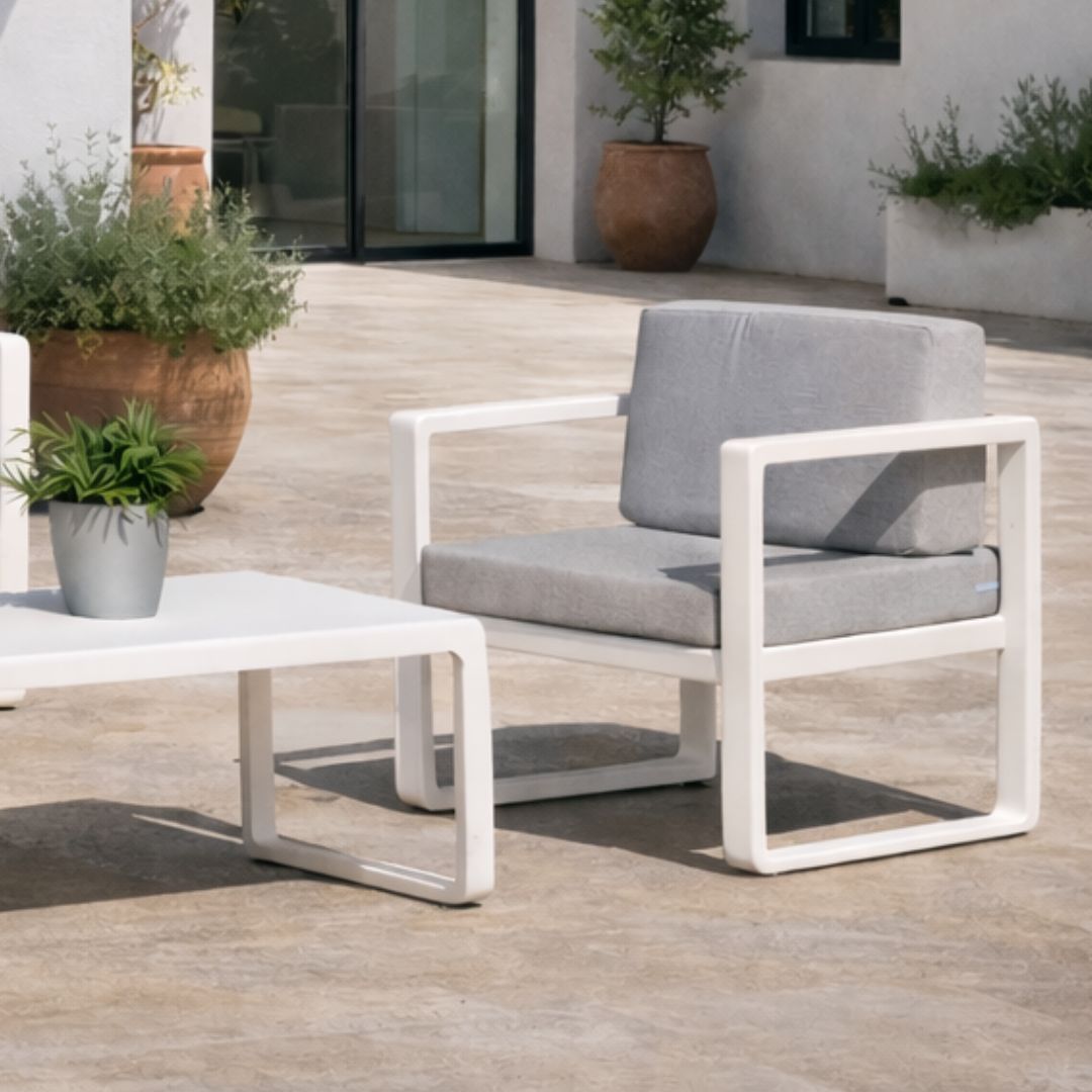 Sillón exterior · estilo elegante | 65×78 cm
