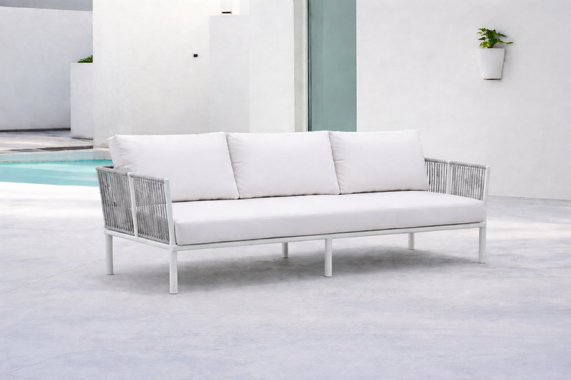 Sofá terraza 3 plazas · estilo elegante | 220×69 cm