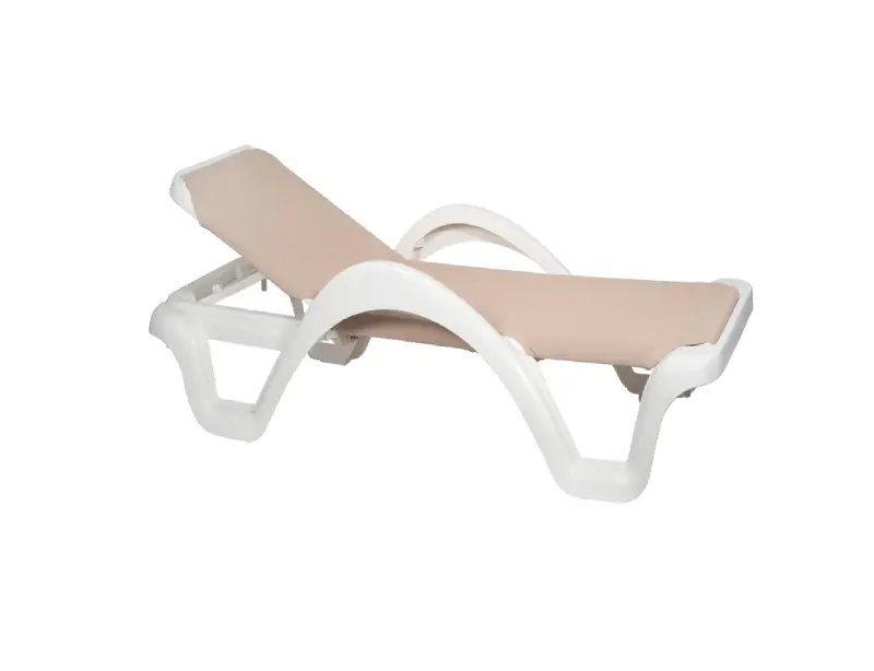 Tumbona exterior resina · 75 cm tela · Carmen